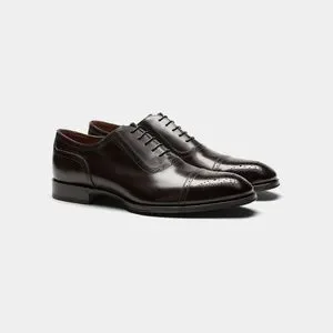 Suitsupply Dark Brown Calf Leather Oxford Brogues - NEVER WORN BRAND NEW In Review: Suitsupply “Classic Line” Oxford Dress Shoes main image 3